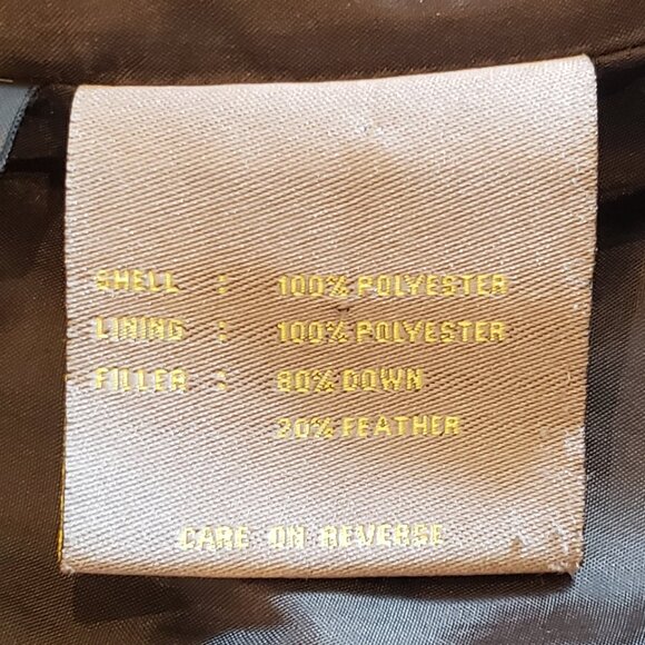 Kenneth Cole Reaction Black Down Fitted Puffer Jacket - Picture 9 of 10